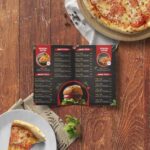 Single Fold Takeaway Menu
